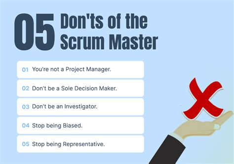 Dos And Donts For A Scrum Master In