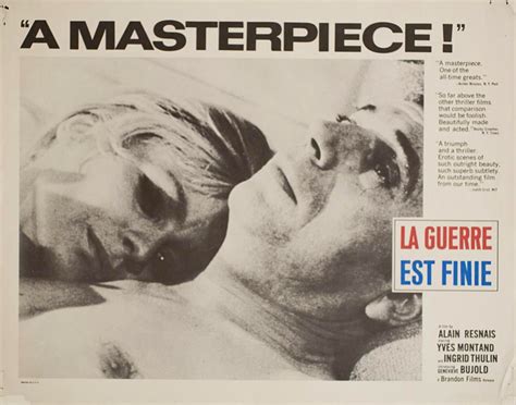 La Guerre Est Finie 1966 U S Scene Card Posteritati Movie Poster Gallery