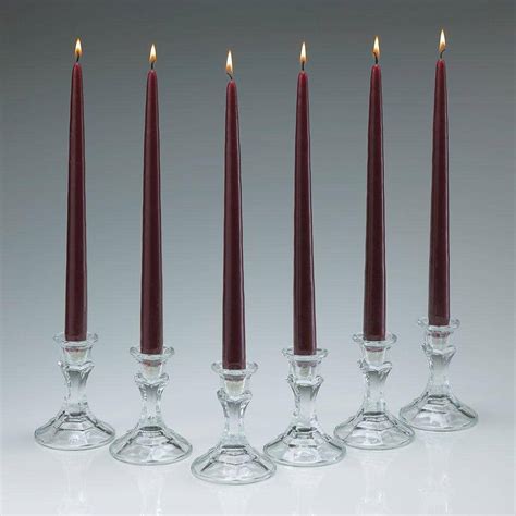 Light In The Dark 12 In Tall 34 In Thick Elegant Burgundy Unscented