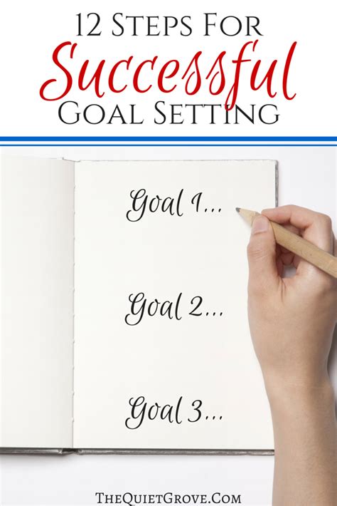 12 Steps For Successful Goal Setting ⋆ The Quiet Grove