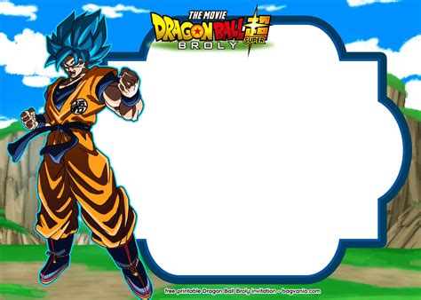 Battle of z sees the return of the customize character feature. 15 FREE Printable Dragon Ball Super : Broly Invitation ...