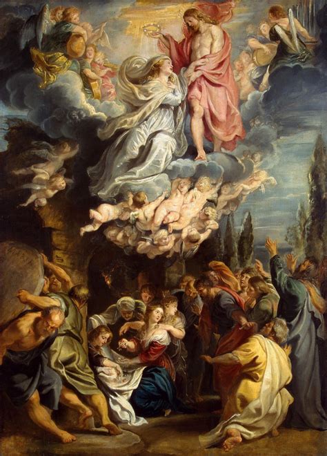 Ascension And Coronation Of The Virgin Rubens Paintings Baroque Art