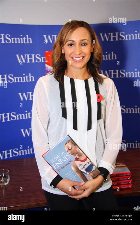 Olympic Champion Jessica Ennis Signs Copies Of Her Autobiography