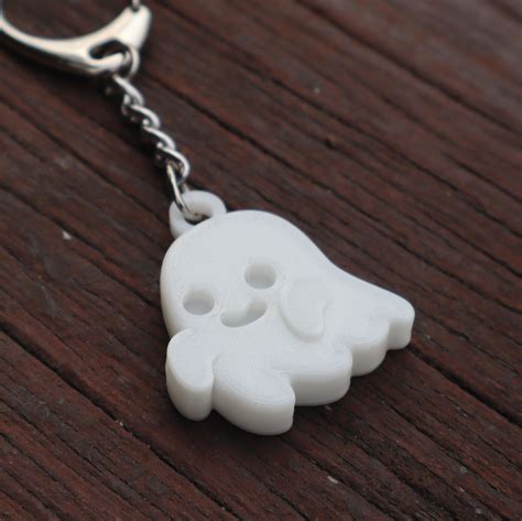 Free Stl File Halloween Ghost Keychain 🎃・3d Print Model To Download・cults