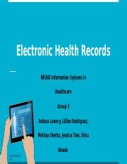 Nr Rua Pptx Electronic Health Records Nr Information Systems