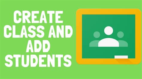 Google Classroom How to Start Class and Add Students - YouTube