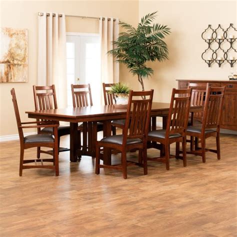 Oak Park Dining Collection Table In Mission Jeromes Furniture
