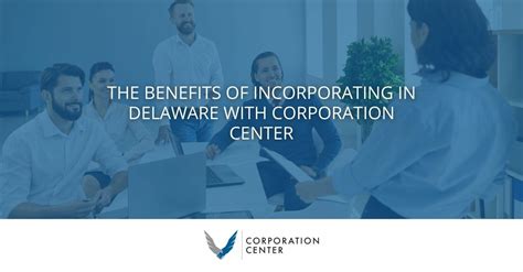 Incorporating In Delaware With Corporation Center