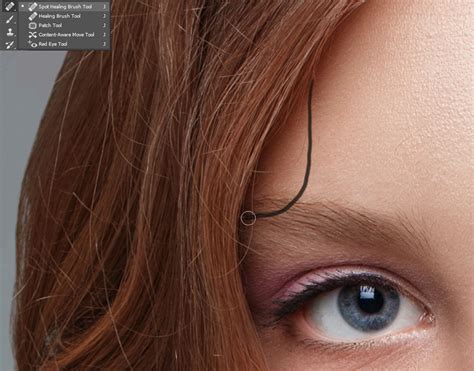 How To Remove Stray Hairs In Photoshop Tutorial 3 Free Hair Brushes