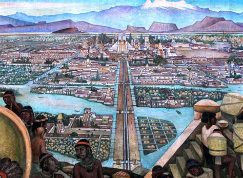 La gran ciudad azteca de Tenochtitlán - SobreHistoria.com