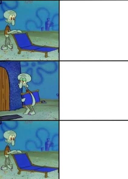 Squidward Folding Chair Hd Meme Templates House The Best Porn