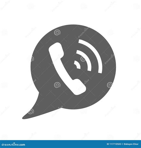 Phone Call Vector Icon Style Is Flat Rounded Symbol Gray Color