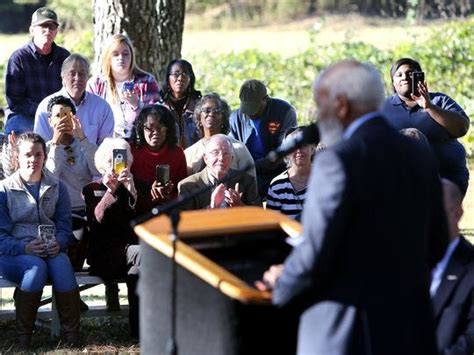 Marker Dedicated At Site Where James Meredith Was Shot