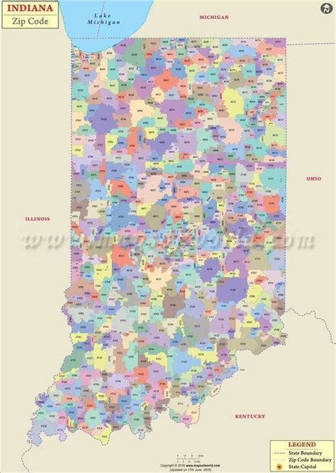 Allen County Indiana Zip Code Map Us States Map