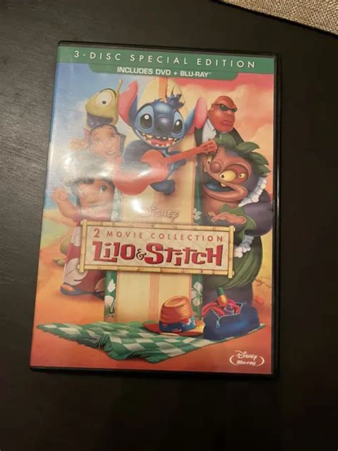 LILO AND STITCH Movie Collection Blu Ray DVD Disc Set