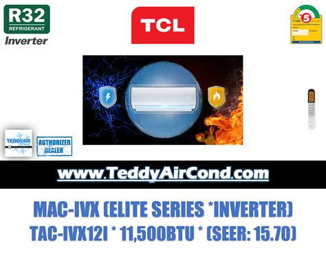 แอร์TCL ติดผนัง ระบบInverter รุ่น TAC-IVX12 (Elite) ขนาด12,000บีทียู ...