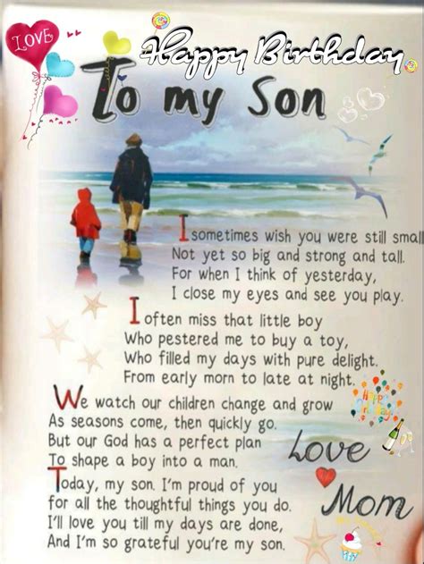 Pin By Joanna On My Sons Happy Birthday Son Wishes Son Birthday Quotes Birthday Wishes For Son