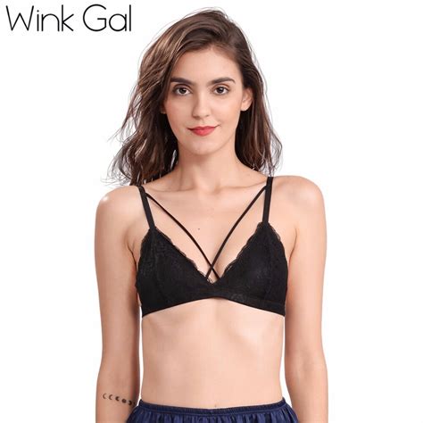 Buy Wink Gal 2018 Wireless Cage Bralette Embroidery