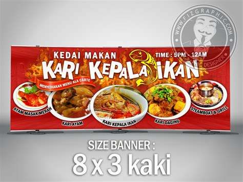 Contoh Banner Kedai Makan Cek Beberapa Ide Desain Banner Warung Makan Riset