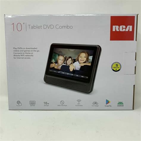 Rca 10 Inch Tablet Dvd Player Combo Wifi 2gb Ram 16gb Storage For Sale