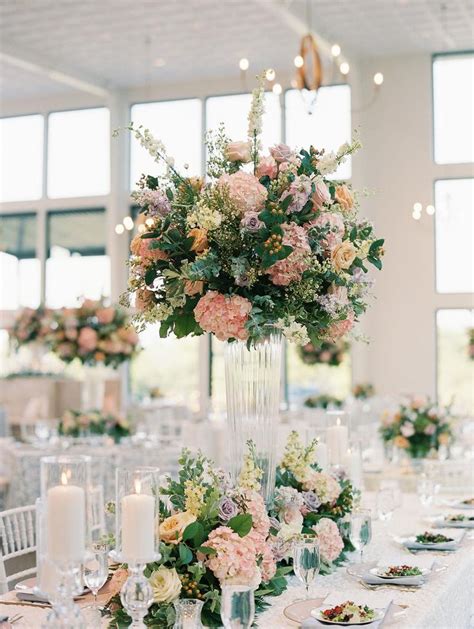 A Perfectly Spring Pastel Floral Filled Wedding Wedding Table Flowers