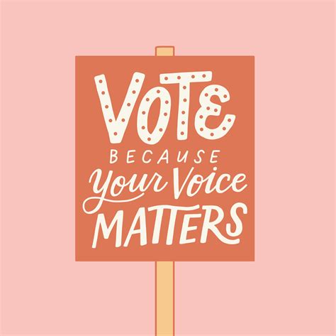 Get Out And Vote — Lettering Works