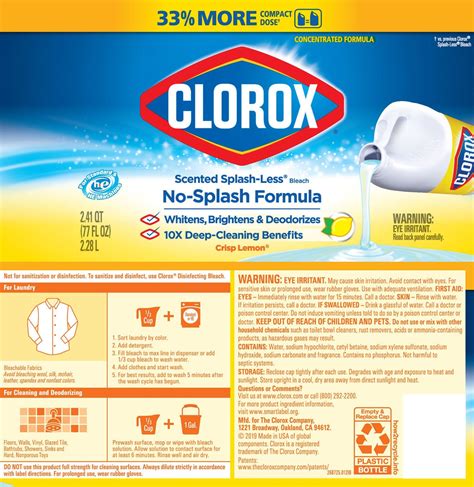 Concentrated Scented Bleach Clorox®