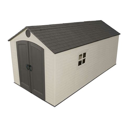 Lifetime 8 Ft W X 15 Ft D Plastic Storage Shed And Reviews Wayfair