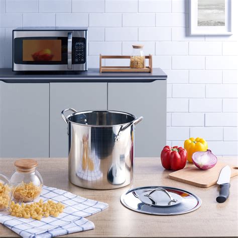 A wide variety of kitchen accessories stainless steel cooking pot options are available to you, such as sustainable, stocked. Stainless Steel Pot and Lid Stock Cooking Kitchen Soup ...