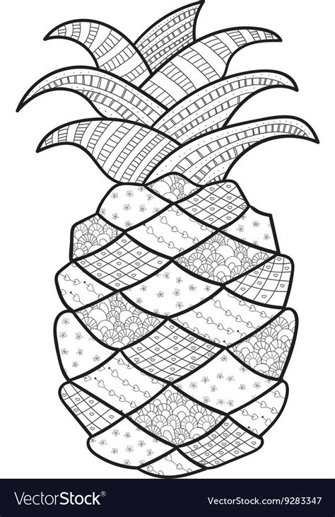 Pineapple Coloring Pages Ideas Whitesbelfast