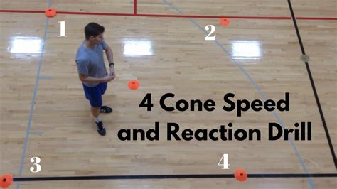 Great Cone Speed And Reaction Drill For Soccer Players Youtube