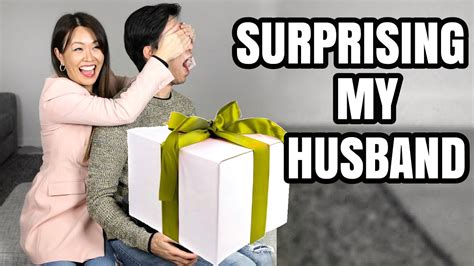 Wife Surprises Husband Watch Hubby Unbox His Birthday Gifts Mel In
