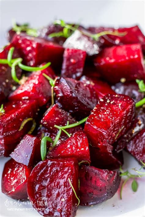Oven Roasted Beets With Balsamic Glaze Recipe Roasting Beets In
