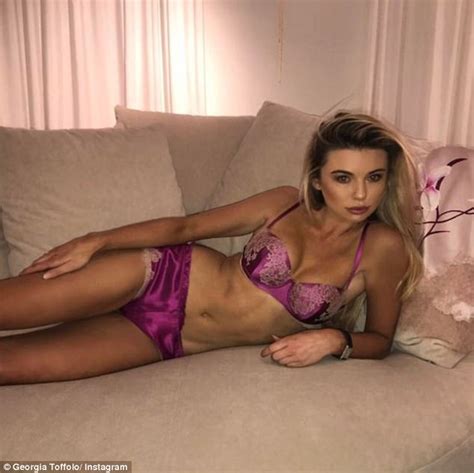 Mic S Georgia Toffolo Sizzles In Lingerie For Sexy Snap