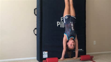 Gymnastics Bar Skills And Drills With A Floor Bar Youtube
