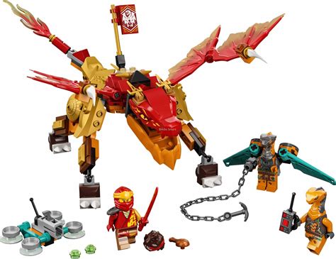 71762 Lego Ninjago Kais Fire Dragon Evo 204 Pieces