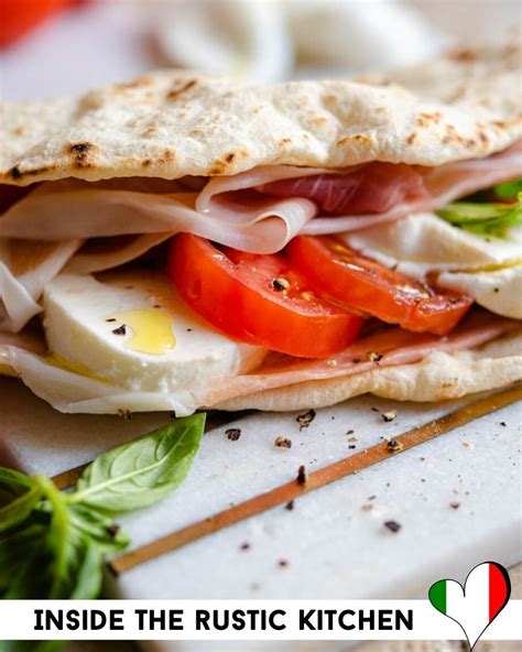 La Piadina Italian Flatbread Recipe Cooking Flatbread Italian