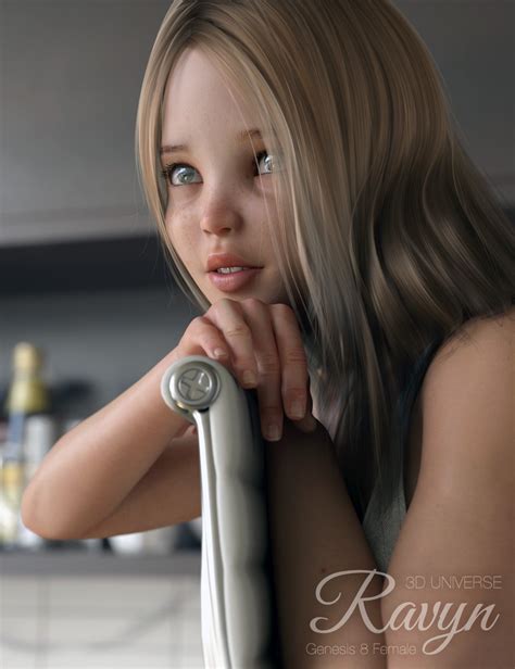 Ravyn Character And Hair For Genesis Female S Daz D