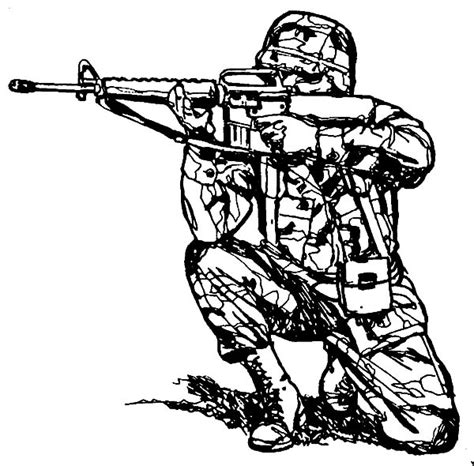 Army Sniper Coloring Page Free Printable Pages Sketch Coloring Page