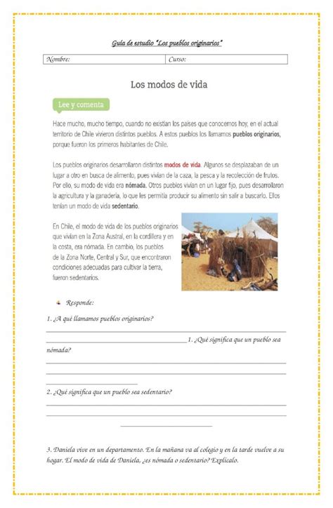 Docx Guía De Estudio Los Pueblos Originarios Dokumentips