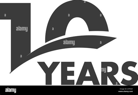 10 Year Anniversary Logo Design Sample Templates Sample Templates