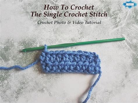 How To Make A Single Crochet Stitch