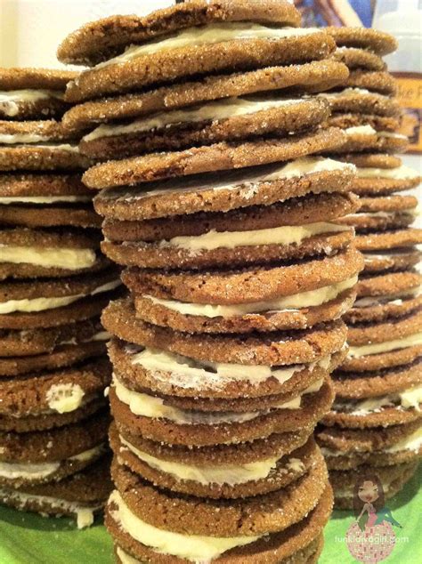 1/2 cup butter 1/2 cup granulated sugar 1/3 cup brown sugar, packed 1/2 teaspoon grated lemon zest 1 large egg 1. Gingerbread Lemon Sandwich Cookies. Oh my goodness -- two ...