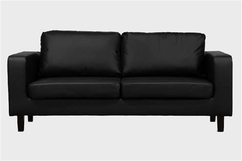 Black Faux Leather 32 Seater Sofa Set Primalfurnishings