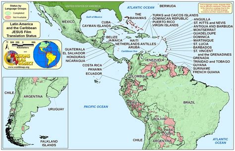 Latin America And The Carribean Worldmaporg