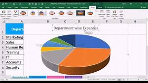 How To Make A 3d Pie Chart In Excel 2016 Youtube