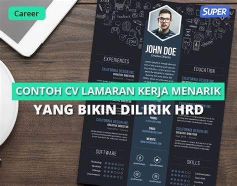 Contoh Cv Terbaik Yang Dilirik Hrd Contoh Cv Lamaran Kerja Yang