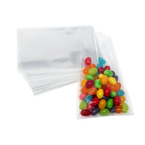 Clear Plastic Cellophane Candy Bags 4 12 Inch X 3 Inch 25 Count