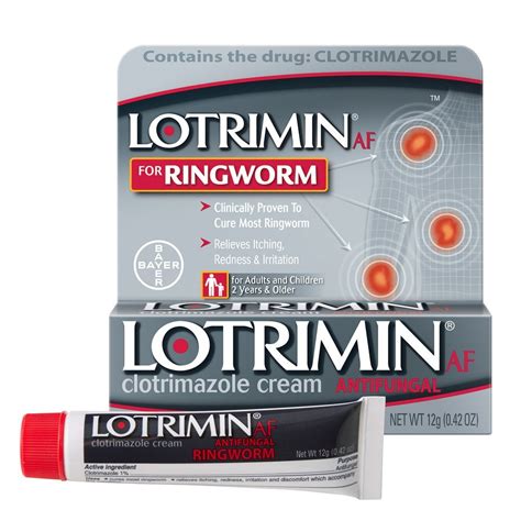 Lotrimin Af Ringworm Cream Clotrimazole Clinically Proven Effective Antifungal Treatment Of