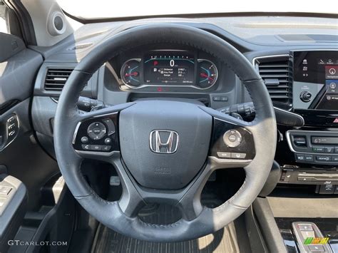 2021 Honda Pilot Touring Awd Black Steering Wheel Photo 142636598